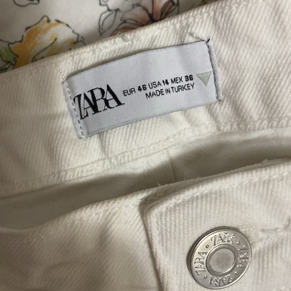 Zara mom comfort high waisted ankle length New with tag size 14 - Picture 9 of 11